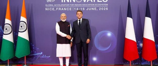 PM Modi, Macron launch Bharat Innovates 2026 in Nice to boost Indo-French deep-tech partnership