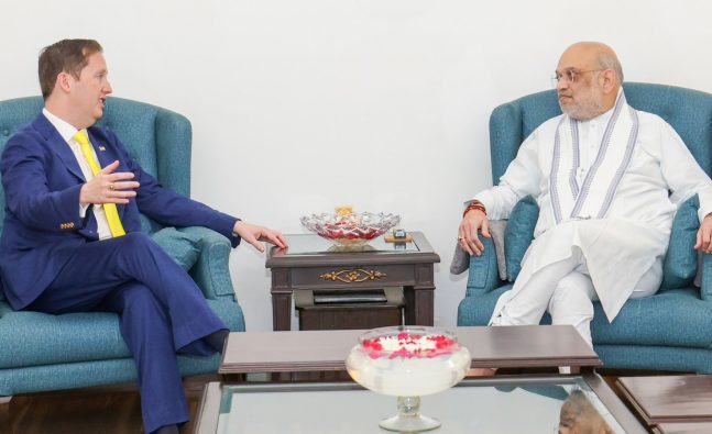 Amit Shah, Sergio Gor discuss strengthening security cooperation between India and US