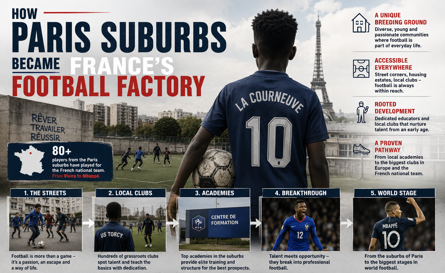 How Paris suburbs became France’s football factory