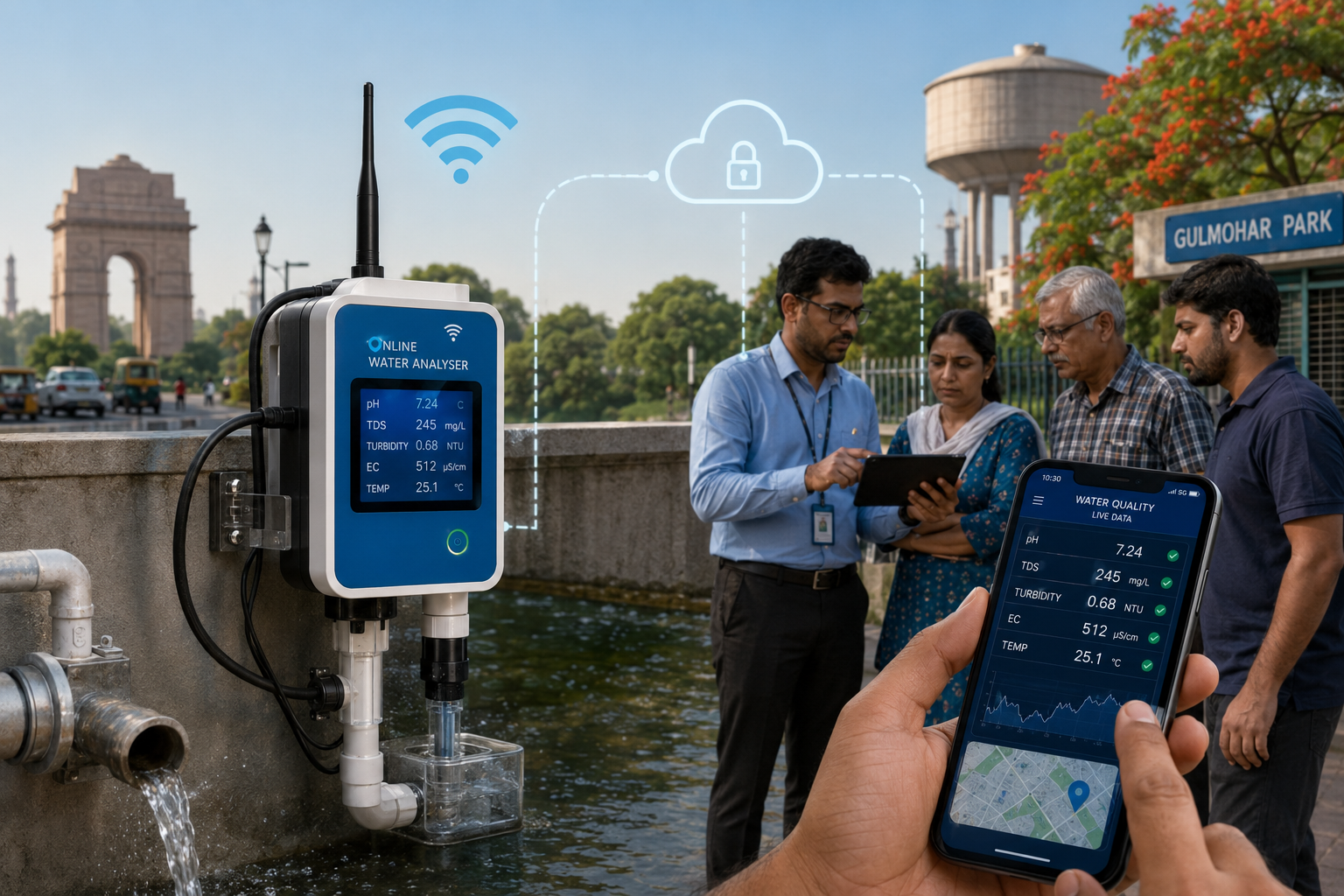 Delhi to have online water analysers to counter water contamination; Pilot project launched in Gulmohar Park