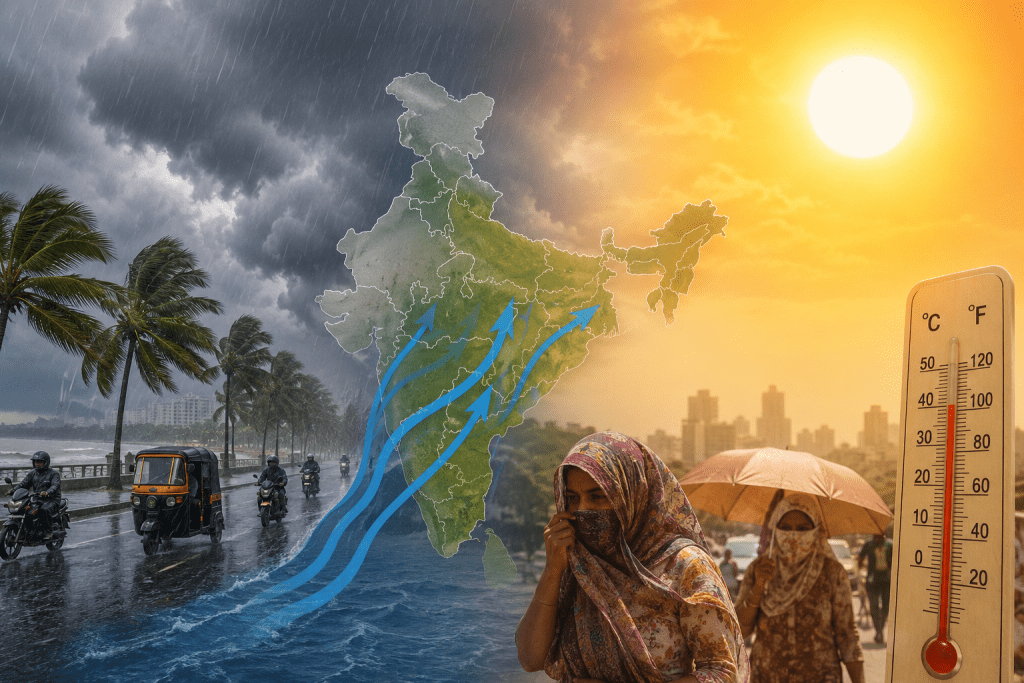 IMD Alert: Southwest Monsoon advances as parts of East India brace for extended heatwaves - DD India