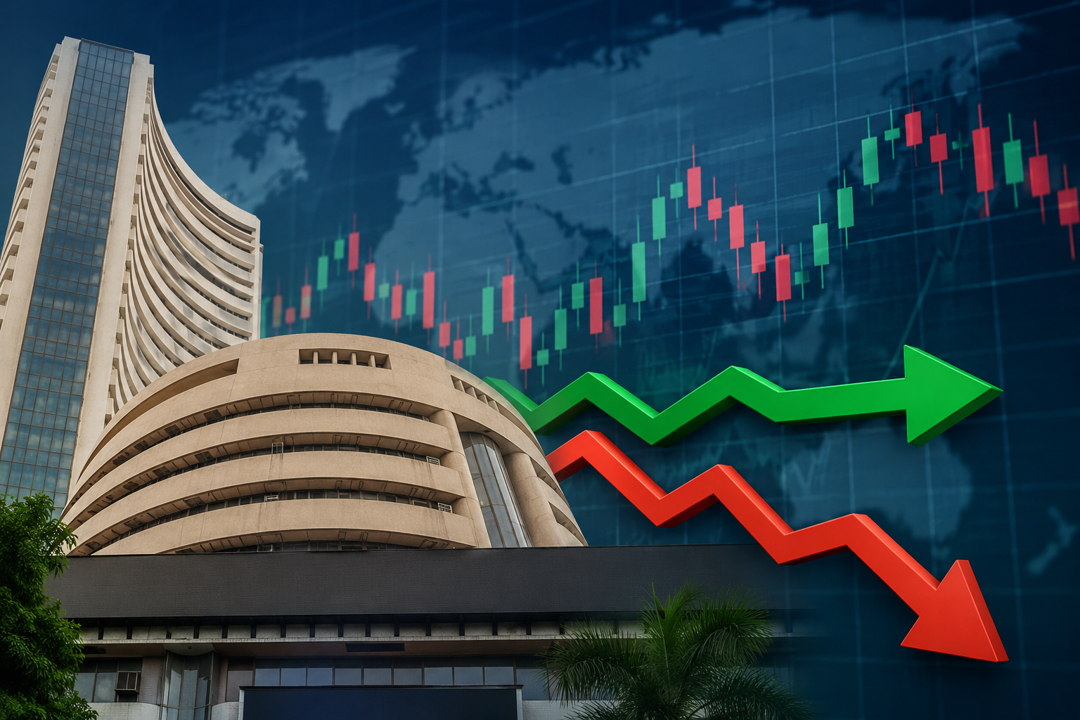 Indian markets open flat amid cautious global cues; Sensex, Nifty trade marginally lower