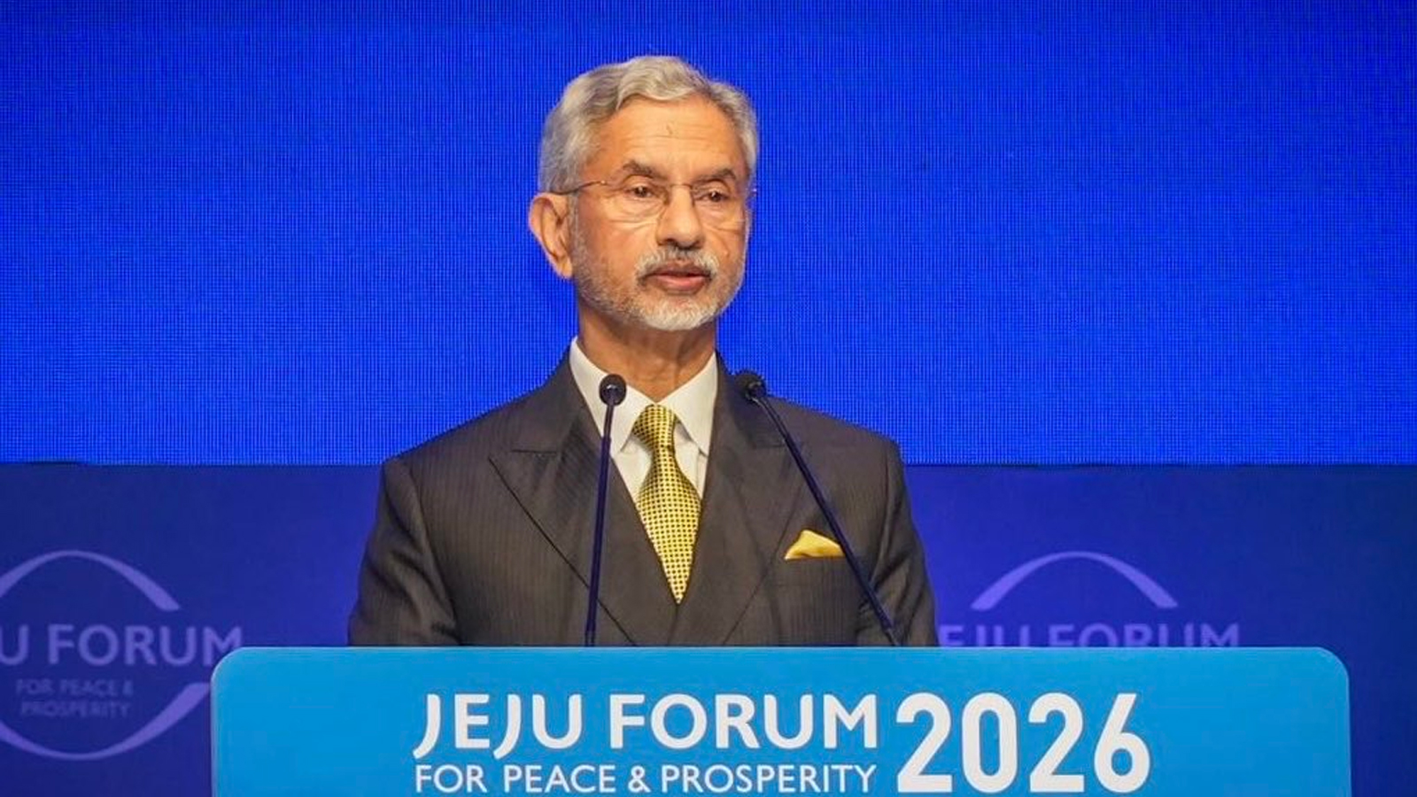 EAM Jaishankar calls for reinventing global cooperation in a fragmented world at Jeju Forum for Peace and Prosperity 2026