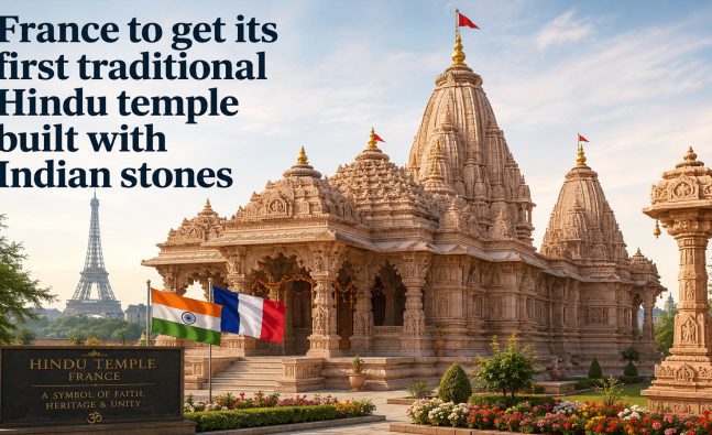 France to get its first traditional Hindu temple built with Indian stones