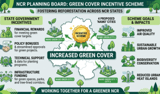 NCR Planning Board to formulate scheme to incentivise state govts for increased green cover; 4 NAMO cities proposed