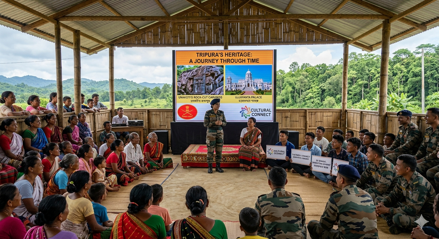 Indian army strengthens cultural connect with lecture on Tripura’s Heritage
