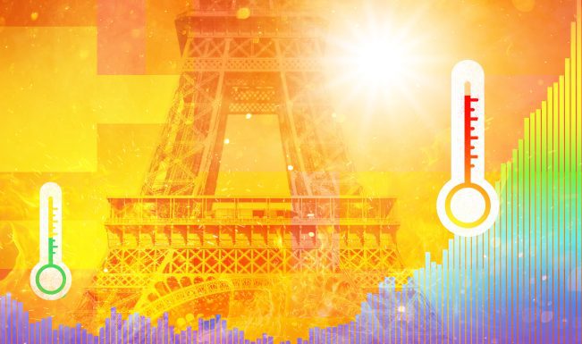 Understanding Omega Blocks as cause of heatwave in France