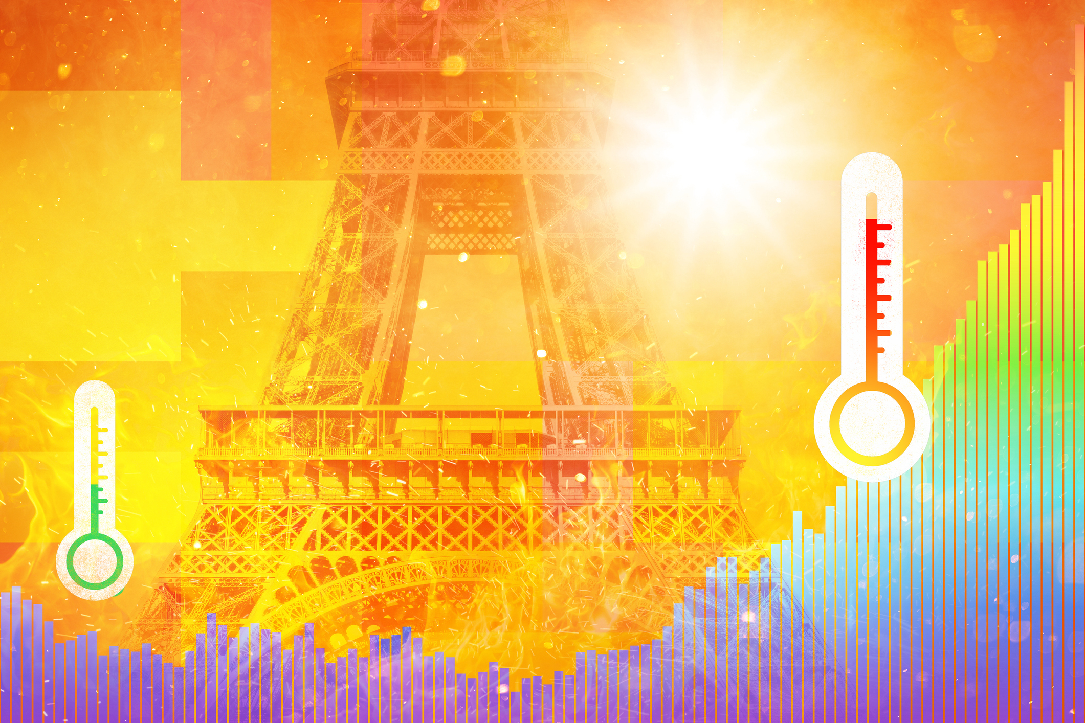 Understanding Omega Blocks as cause of heatwave in France