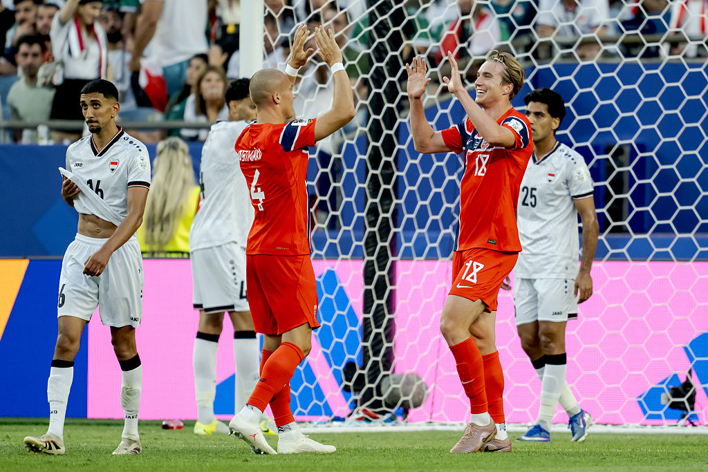 Norway’s Haaland sparkles on World Cup debut with two goals for 4-1 victory over Iraq