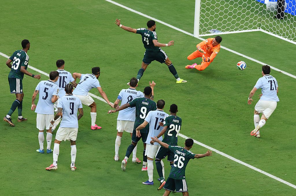 Uruguay held to 1-1 draw by Saudi Arabia in World Cup opener