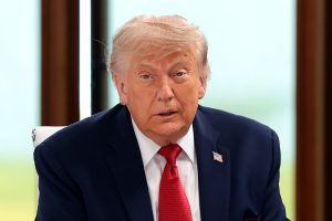 Trump says he is "happy" Harry and Meghan left US