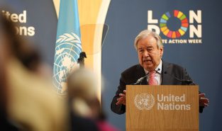 UN's Guterres says climate risk must be core priority for finance ministers