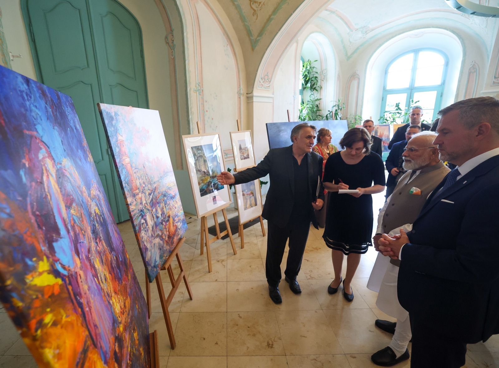 “Art, culture bring people closer”: PM Modi praises Varanasi-themed exhibition in Slovakia