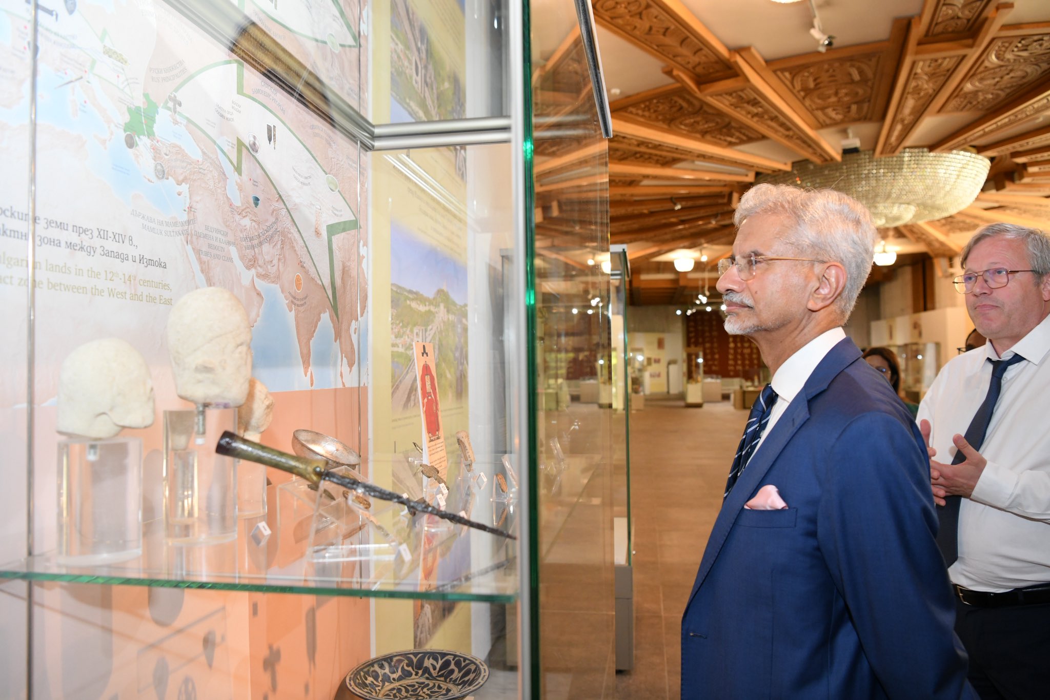 EAM Jaishankar visits National Historic Museum in Bulgaria’s Sofia