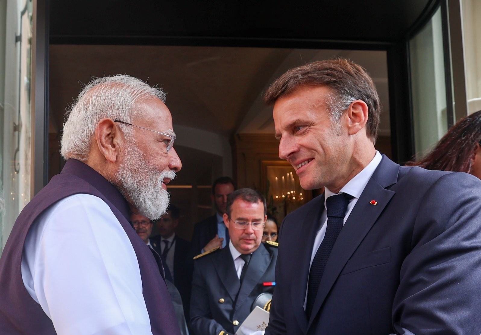PM Modi, Macron hold wide-ranging talks in Nice; adopt Innovation Roadmap 2030