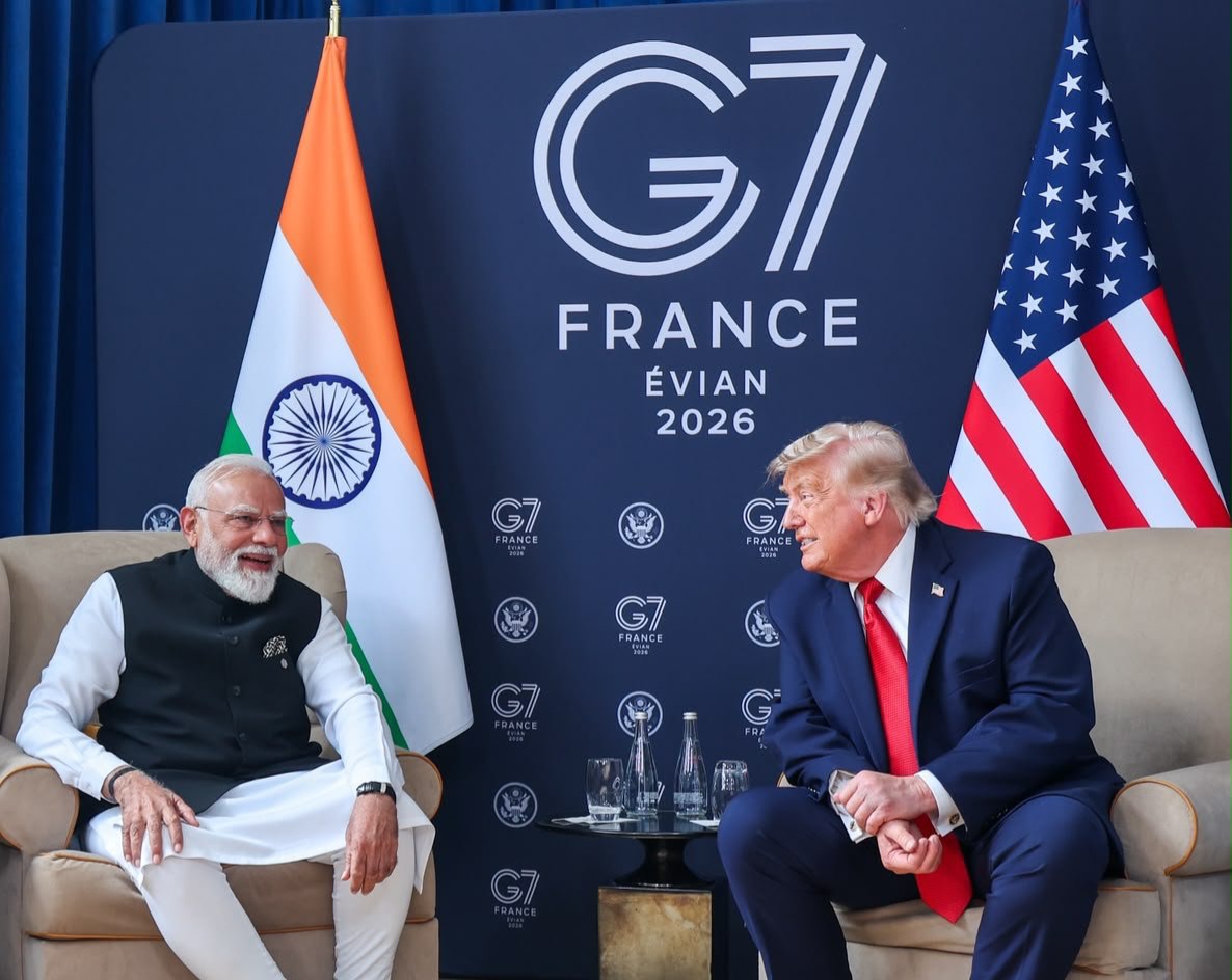 PM Modi, US President Trump hold bilateral talks on sidelines of G7 Summit