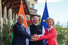 PM Modi, EU leaders review ties at G7 Summit, push for early implementation of FTA