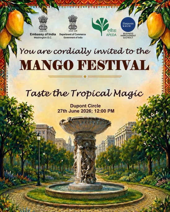 Indian Embassy’s mango tasting event draws over 8000 people in US