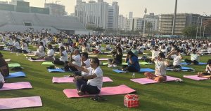 Thousands mark International Yoga Day in Dubai with mass sessions