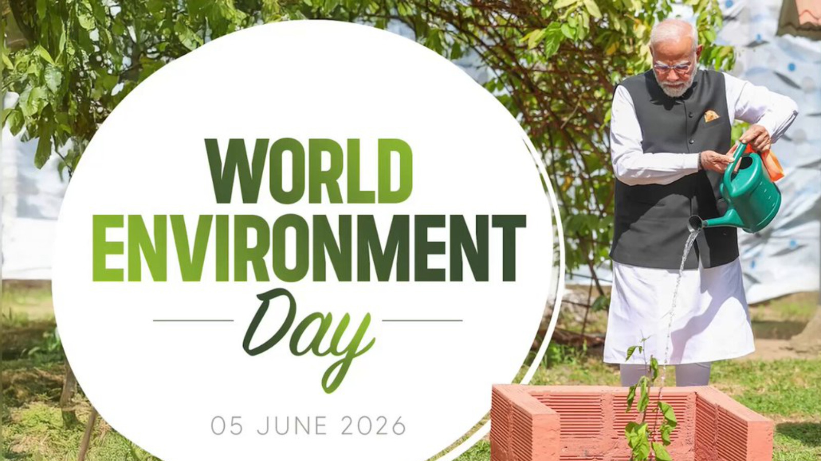 V-P Radhakrishnan, PM Modi extend greetings on World Environment Day