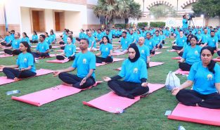 International Day of Yoga Celebrated in Muscat with Focus on Healthy Ageing