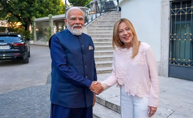 Italian PM Giorgia Meloni congratulates PM Modi on becoming India's longest-serving elected Prime Minister