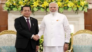 PM Modi, Myanmar President Min Aung Hlaing hold talks at Hyderabad House to strengthen bilateral cooperation