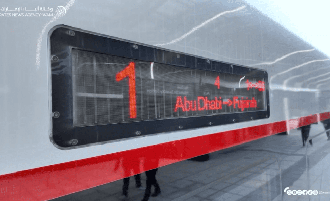 UAE launches first inter-emirate passenger rail service with landmark trial
