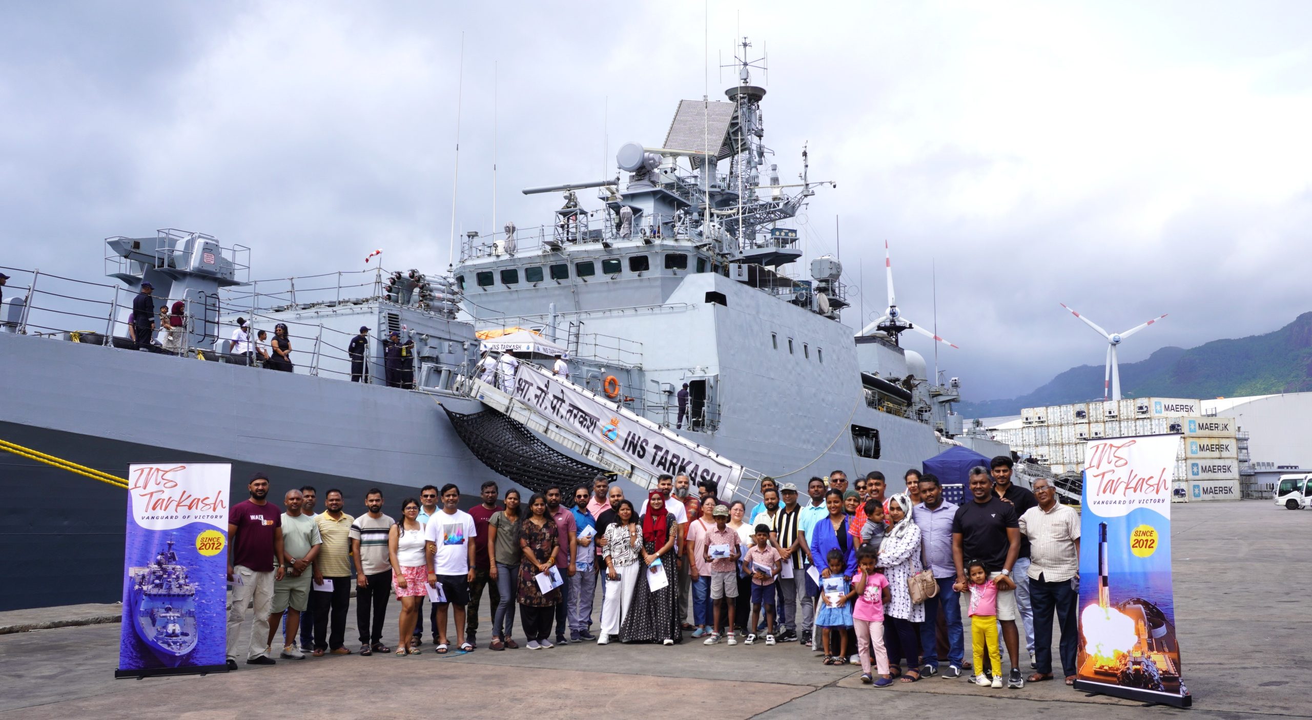 INS Tarkash concludes port call in Seychelles, strengthens maritime ties