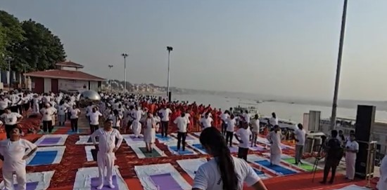 Yoga awareness drive held in Varanasi under ‘Gangotri to Gangasagar’ campaign