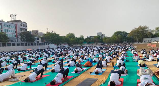 Yoga Sangam at ITRA Jamnagar draws over 2,000 participants on International Day of Yoga 2026