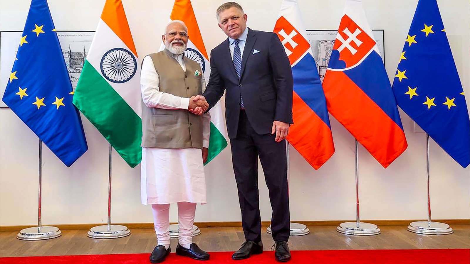 Slovak PM Robert Fico praises India’s growth, congratulates PM Modi on record tenure