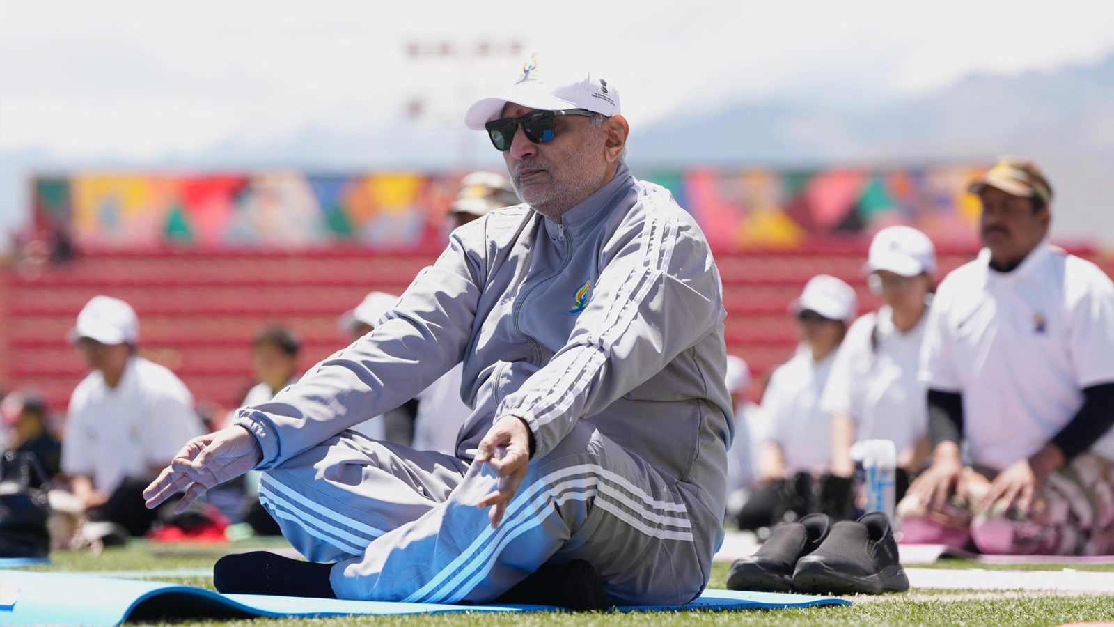 Vice President Radhakrishnan calls for making yoga a way of life during Yoga Day celebrations in Leh