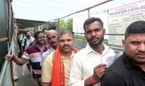 J-K: Langar Site at Chanderkote welcomes first batch of Shri Amarnath Yatra pilgrims