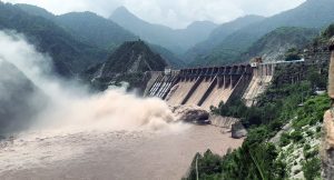 All gates of the Salal dam on Chenab river opened amid heavy rain in Reasi