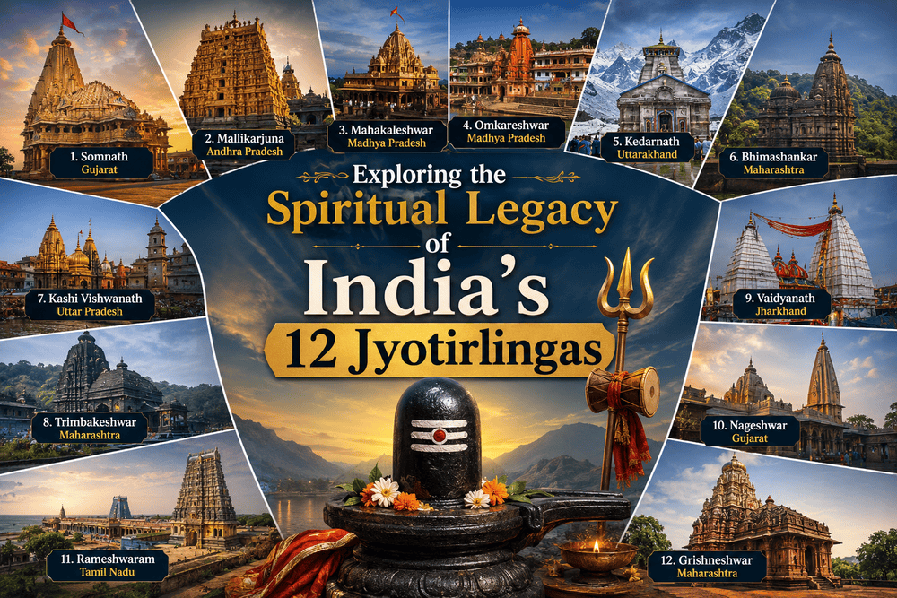 Exploring the Spiritual Legacy of India’s 12 Jyotirlingas