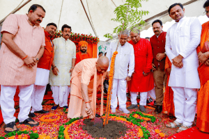 "UP achieves target of planting 40 crore saplings under 'Ek Ped Maa Ke Naam' campaign": CM Yogi
