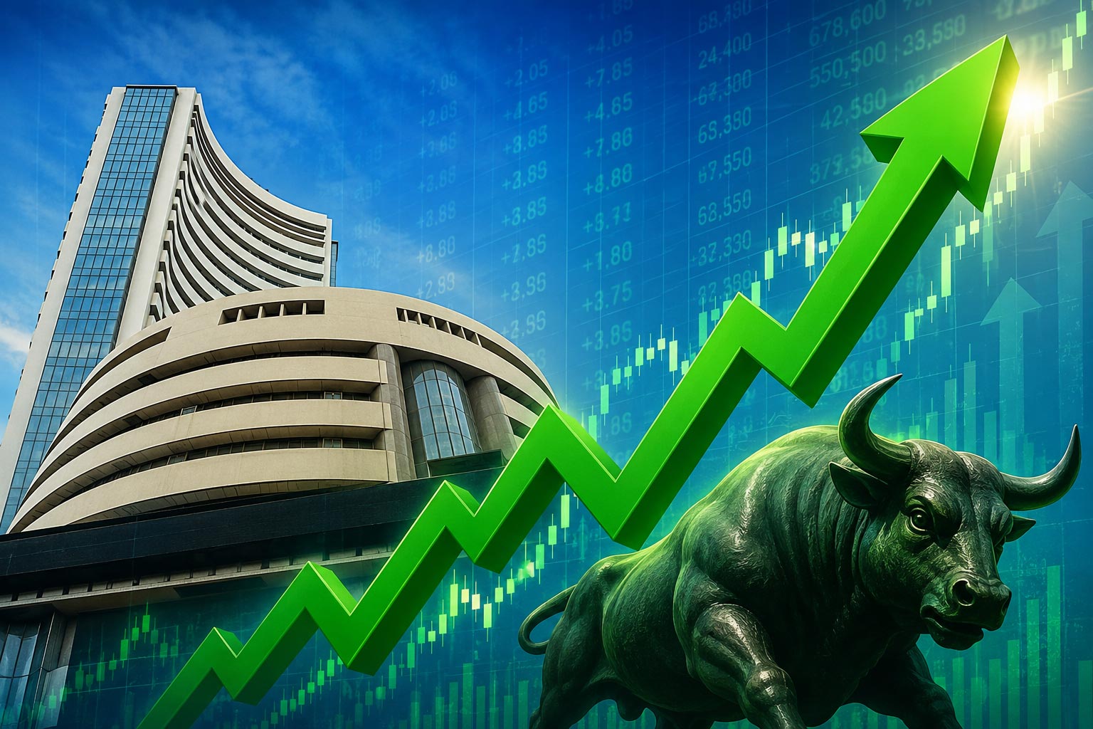 Sensex jumps 965 points, Nifty tops 24,300 on buying in banks, IT stocks