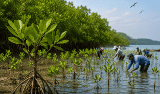 Andhra Pradesh leads in mangrove restoration, secures second place under MISHTI scheme