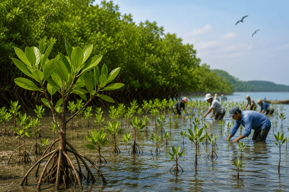 Andhra Pradesh leads in mangrove restoration, secures second place under MISHTI scheme