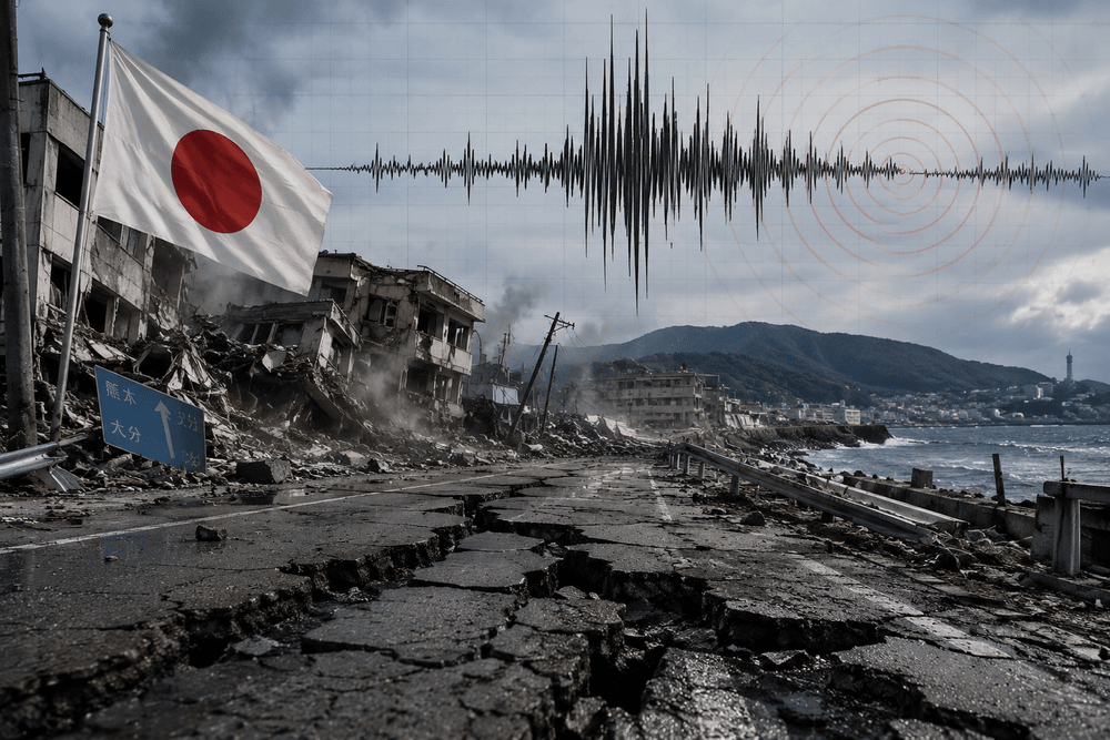 Major earthquake hits Japan’s Kyushu region