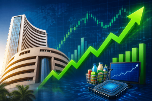 Sensex jumps 889 points, Nifty reclaims 24,250 as IT, FMCG stocks rally