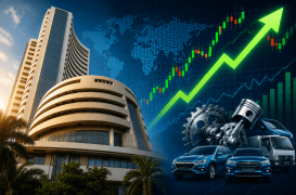 Sensex climbs 274 points, Nifty ends above 24,300 as auto stocks lend support