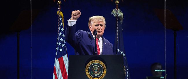 Trump appears on National Mall for July 4 speech after storm-related delay