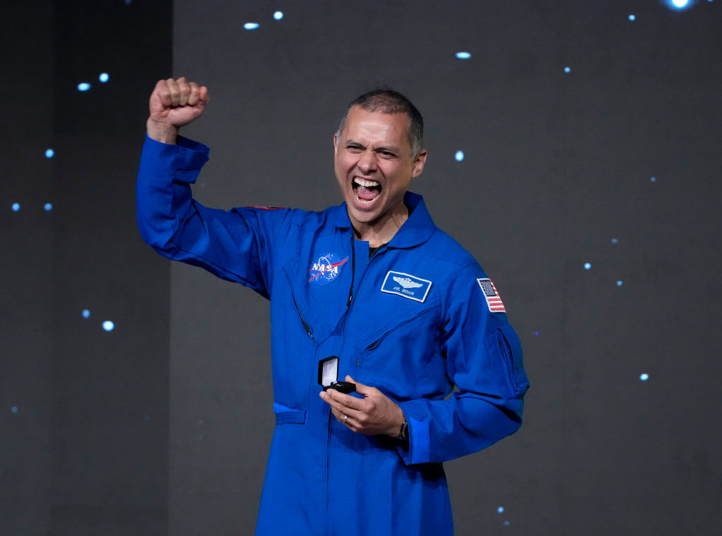 Russia sends American and two cosmonauts to space station with rare NASA chief visit