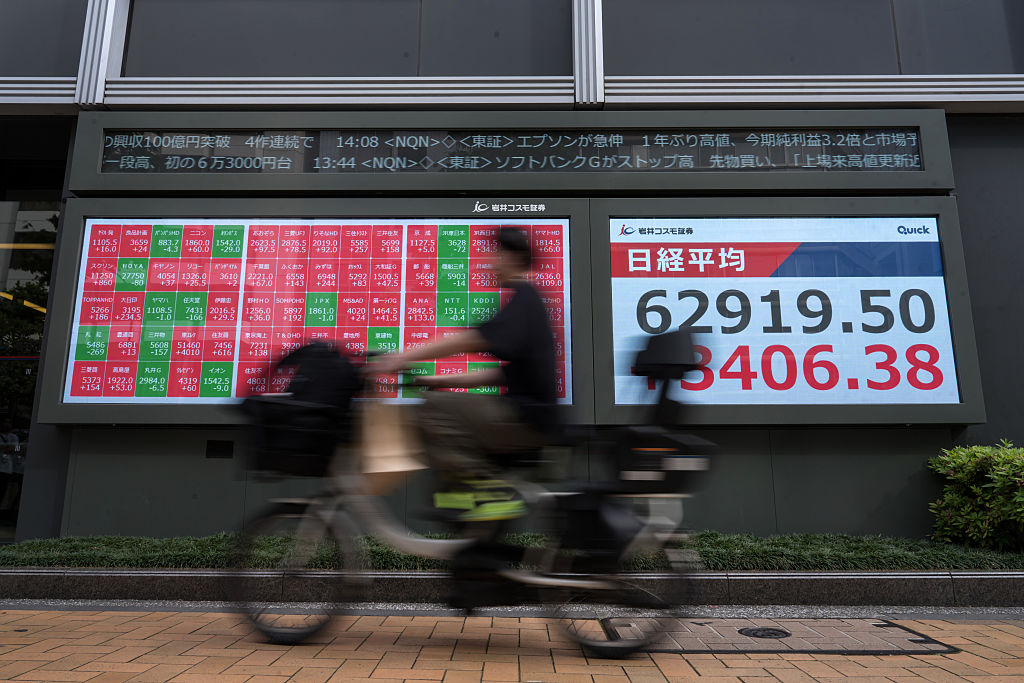 Asian shares slump on chipmaker drag, bonds cheer cooler inflation