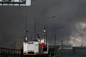 Russia's Ilsky oil refinery catches fire, Taganrog evacuates after drone attacks