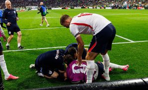 England’s Henderson hospitalised after wrist injury during World Cup celebrations