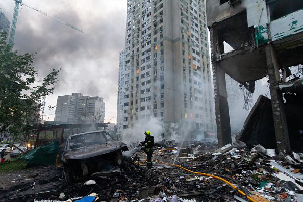 Russian strikes kill 28 in Kyiv area, exposing Ukraine air-defence shortages