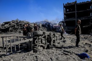 Israeli attacks in Gaza kill six people, including a girl, medics say